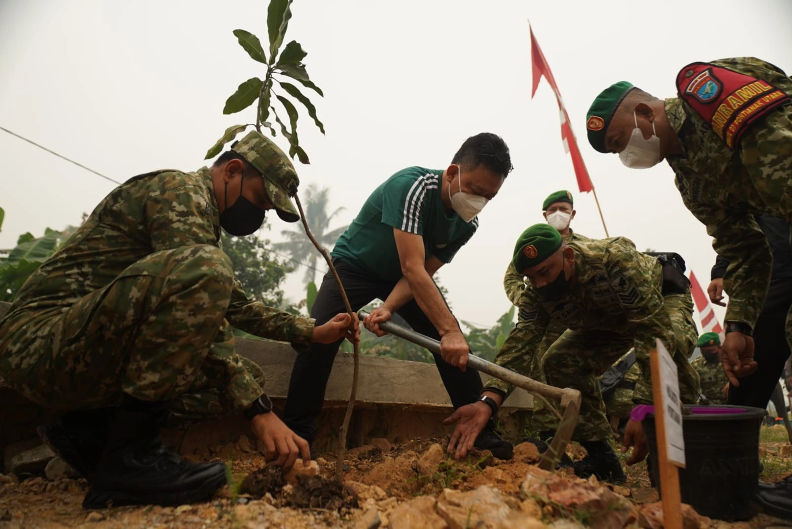 TNI dan Pemkot Pontianak Dorong Kepedulian Lingkungan